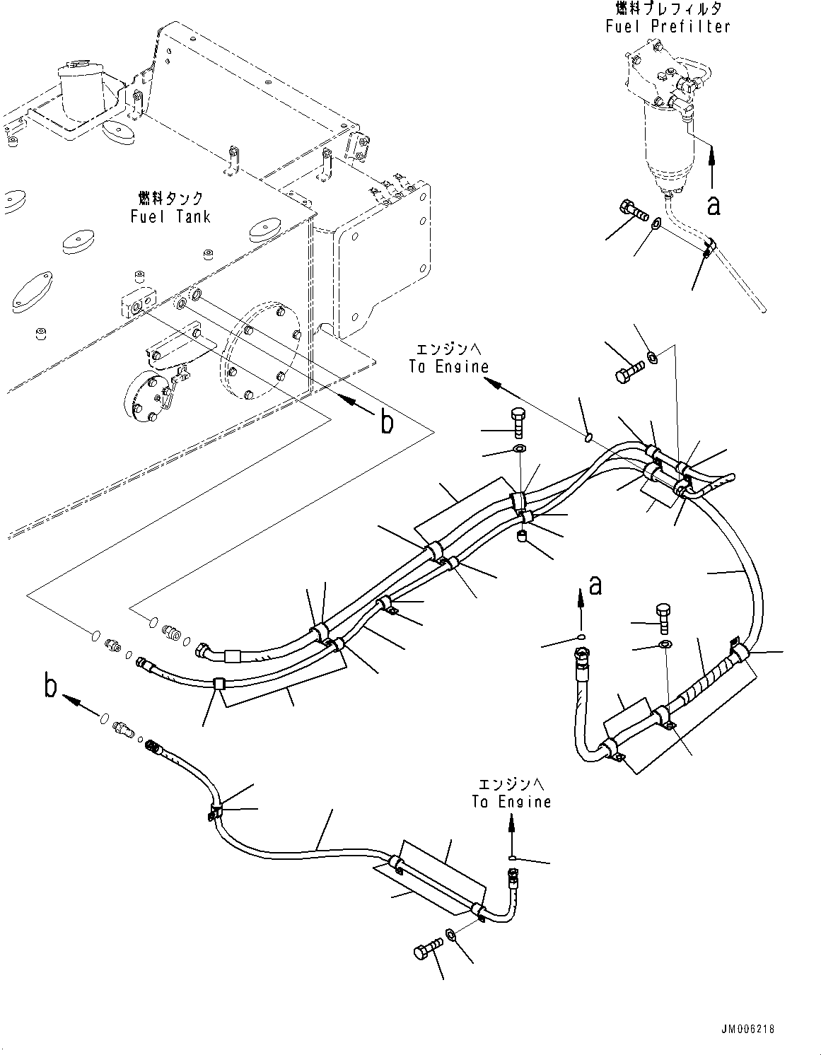 Шланг с торцевым уплотнением 02764-00532 KOMATSU
