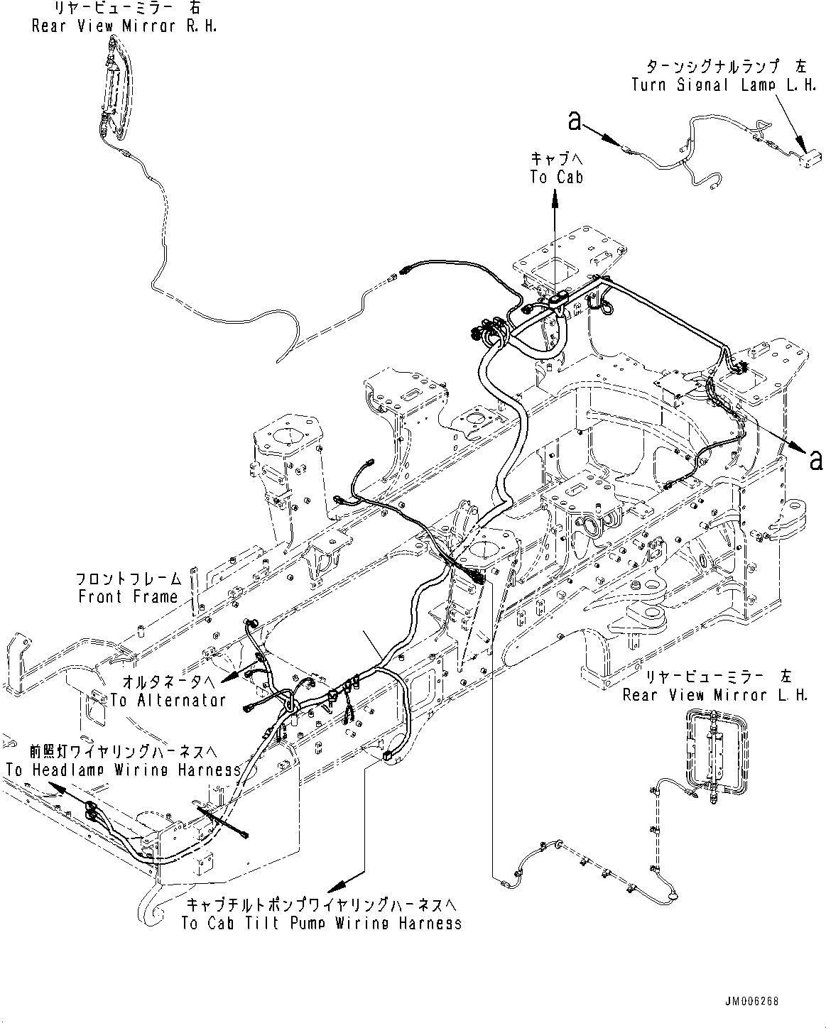Жгут проводов 56B-06-51120 KOMATSU