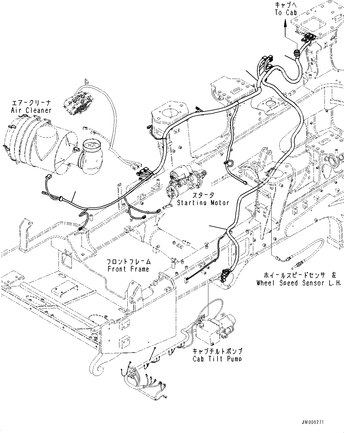 Жгут проводов 56B-06-51130 KOMATSU