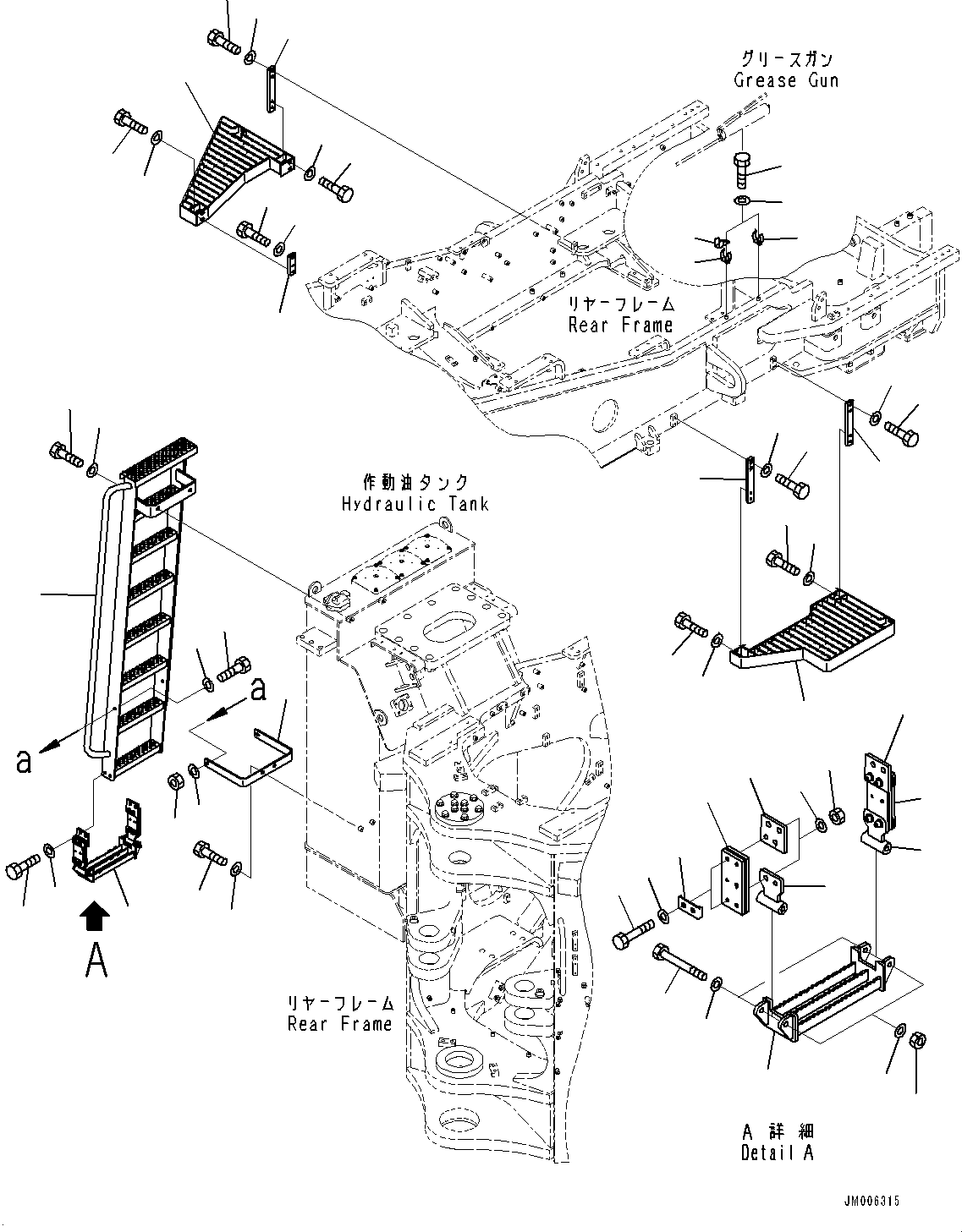 Лестница 427-54-32670 KOMATSU
