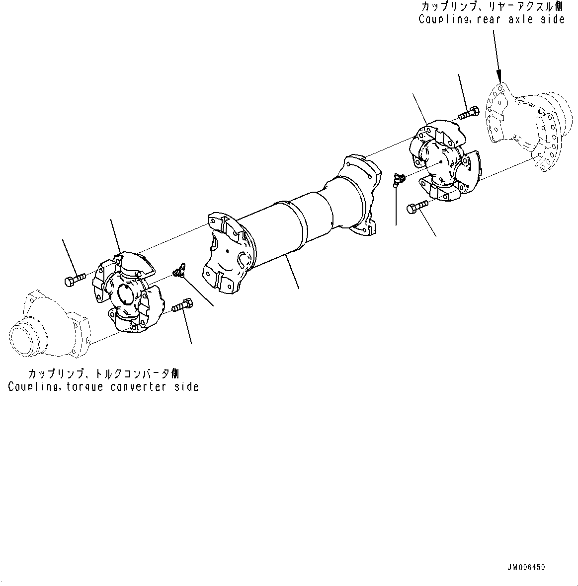 Карданный вал 562-20-32802 KOMATSU