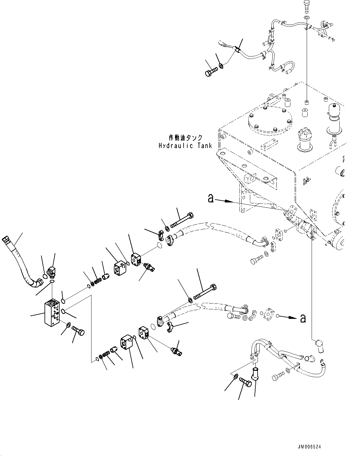 Шланг с торцевым уплотнением 02779-006A5 KOMATSU