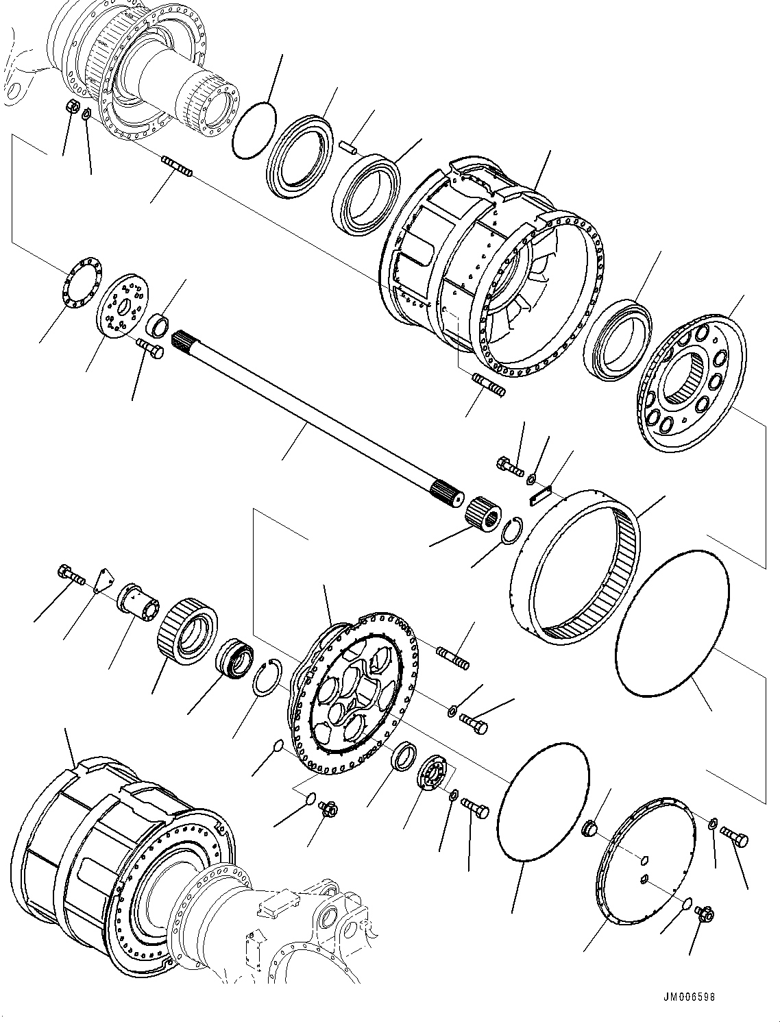 Gear Assembly, For Extreme Cold Area Specification (-40 deg C) 562-22-30210 KOMATSU
