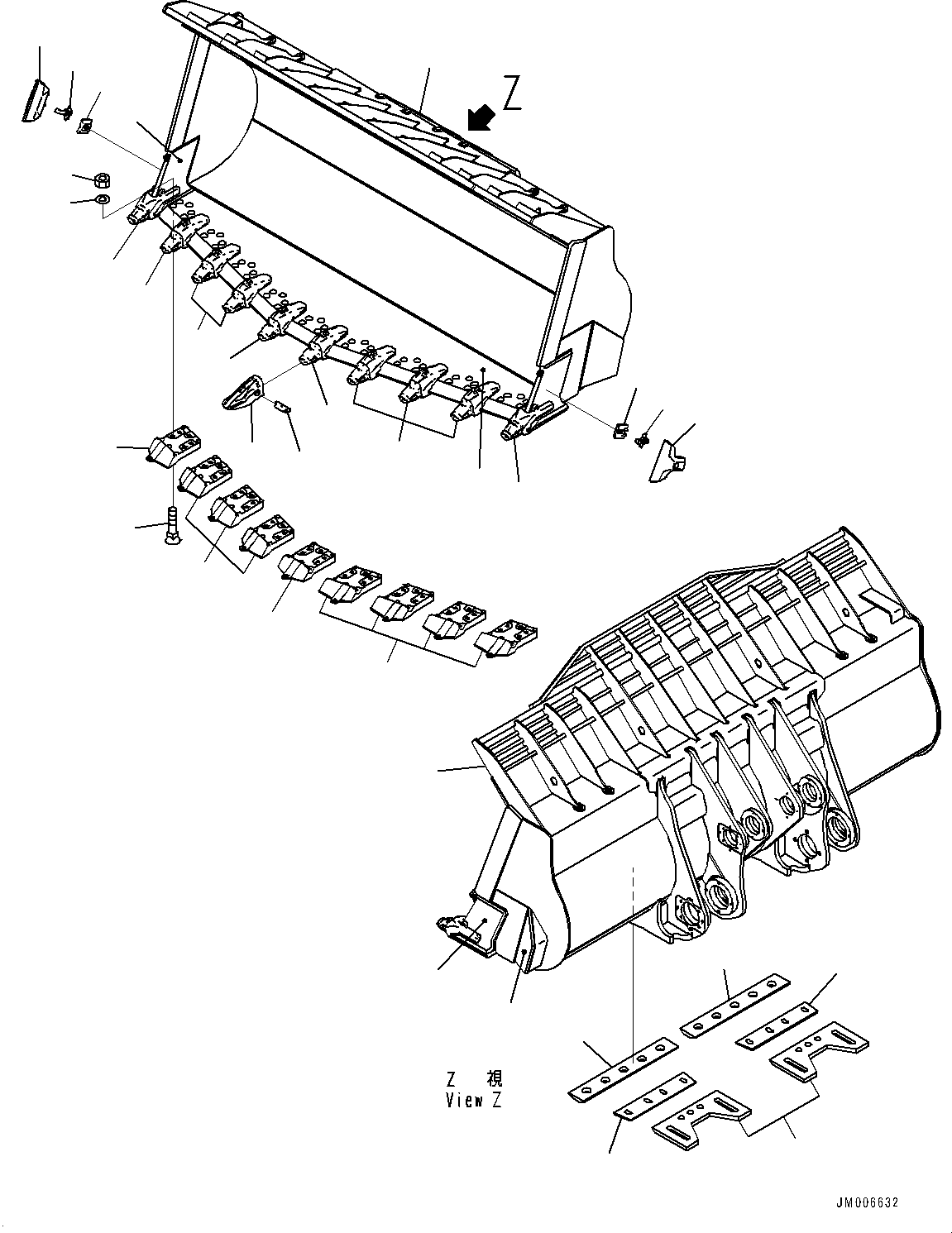 Edge, Welded 42C-70-15130 KOMATSU