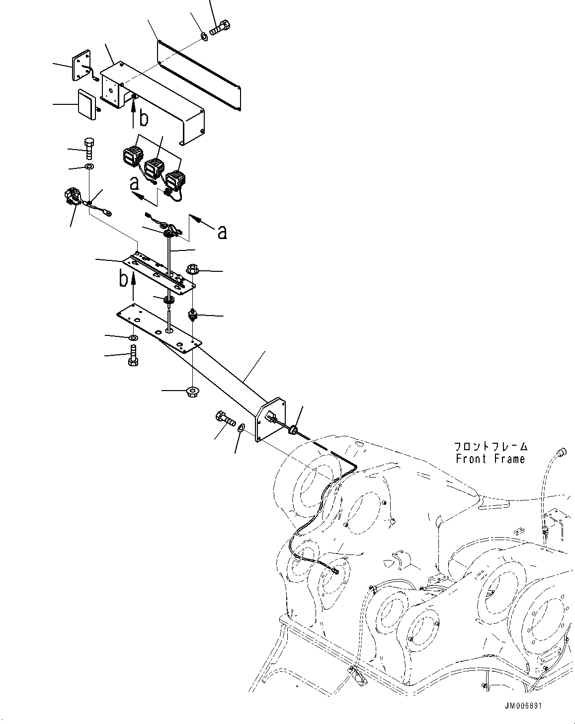 Кронштейн 42C-Z89-8541 KOMATSU