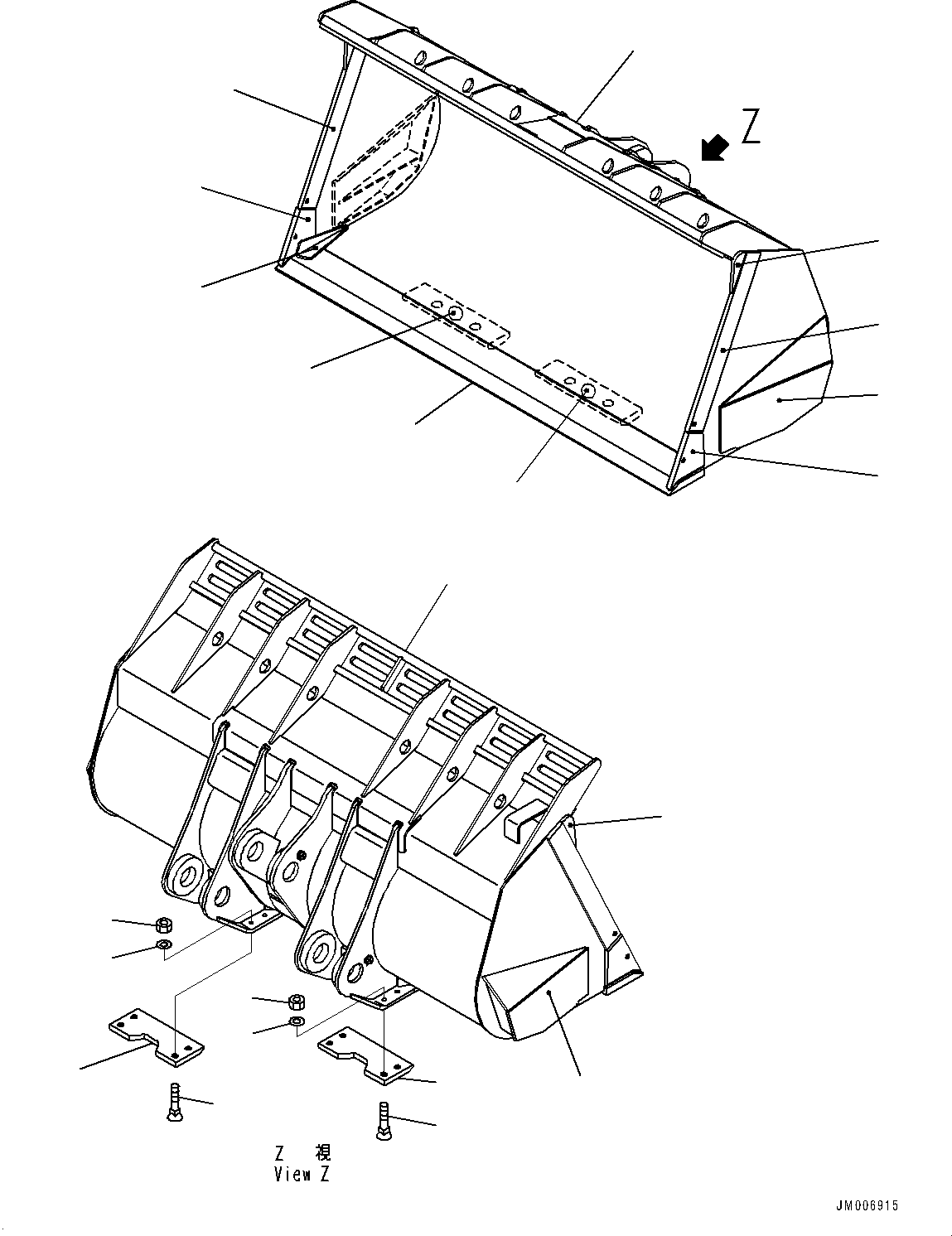 Bucket Assembly 426-807-3300 KOMATSU