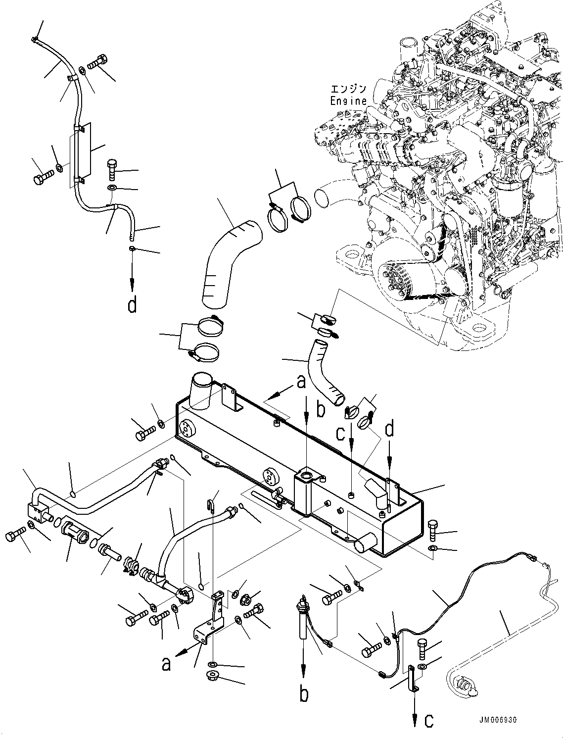 Oil Cooler Assembly 56B-84-3B550 KOMATSU