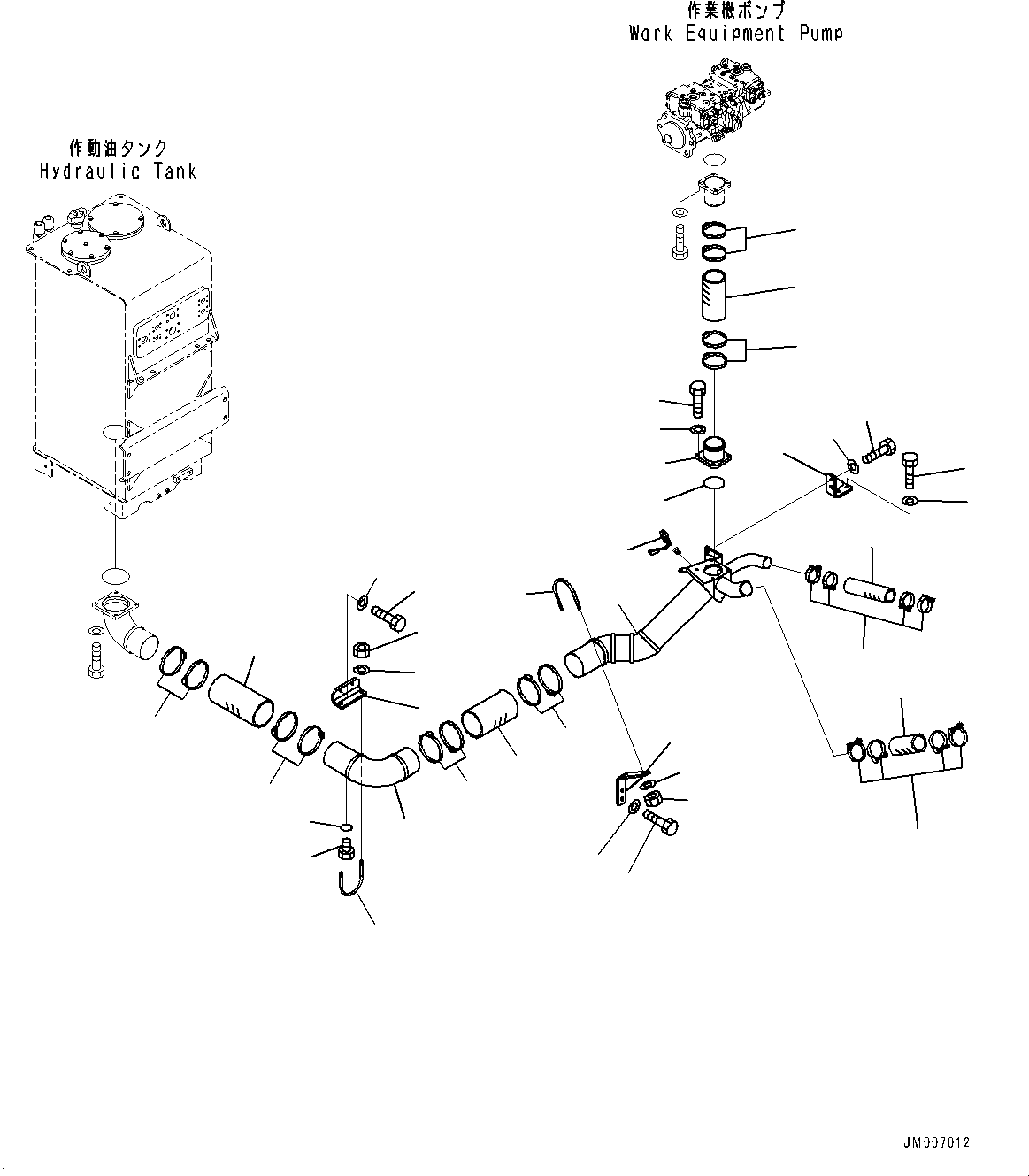 Шланг 07260-05832 KOMATSU