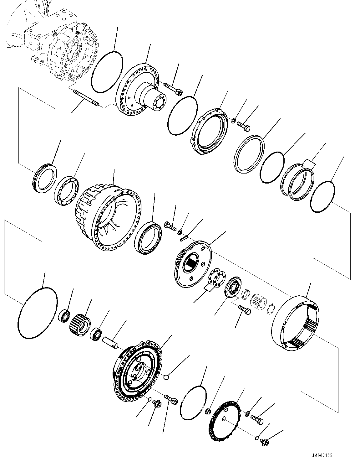 Axle Assembly, With Brake Oil Cooling System 426-22-40102 KOMATSU