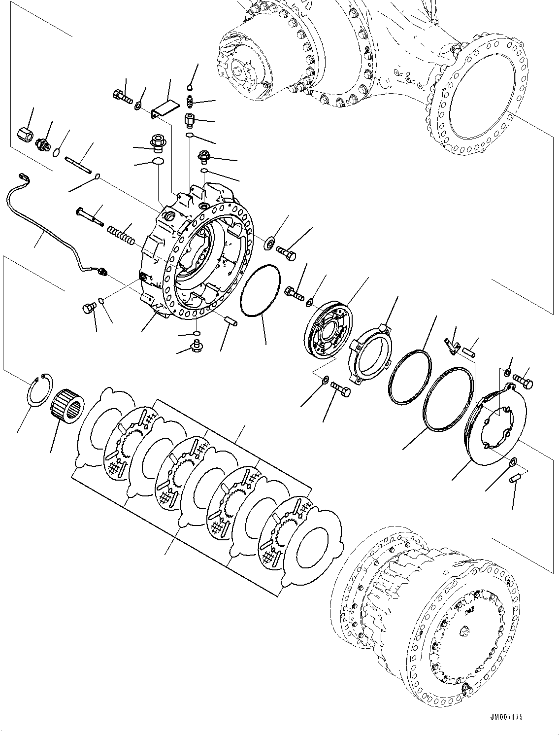 Housing, Brake 426-33-41280 KOMATSU