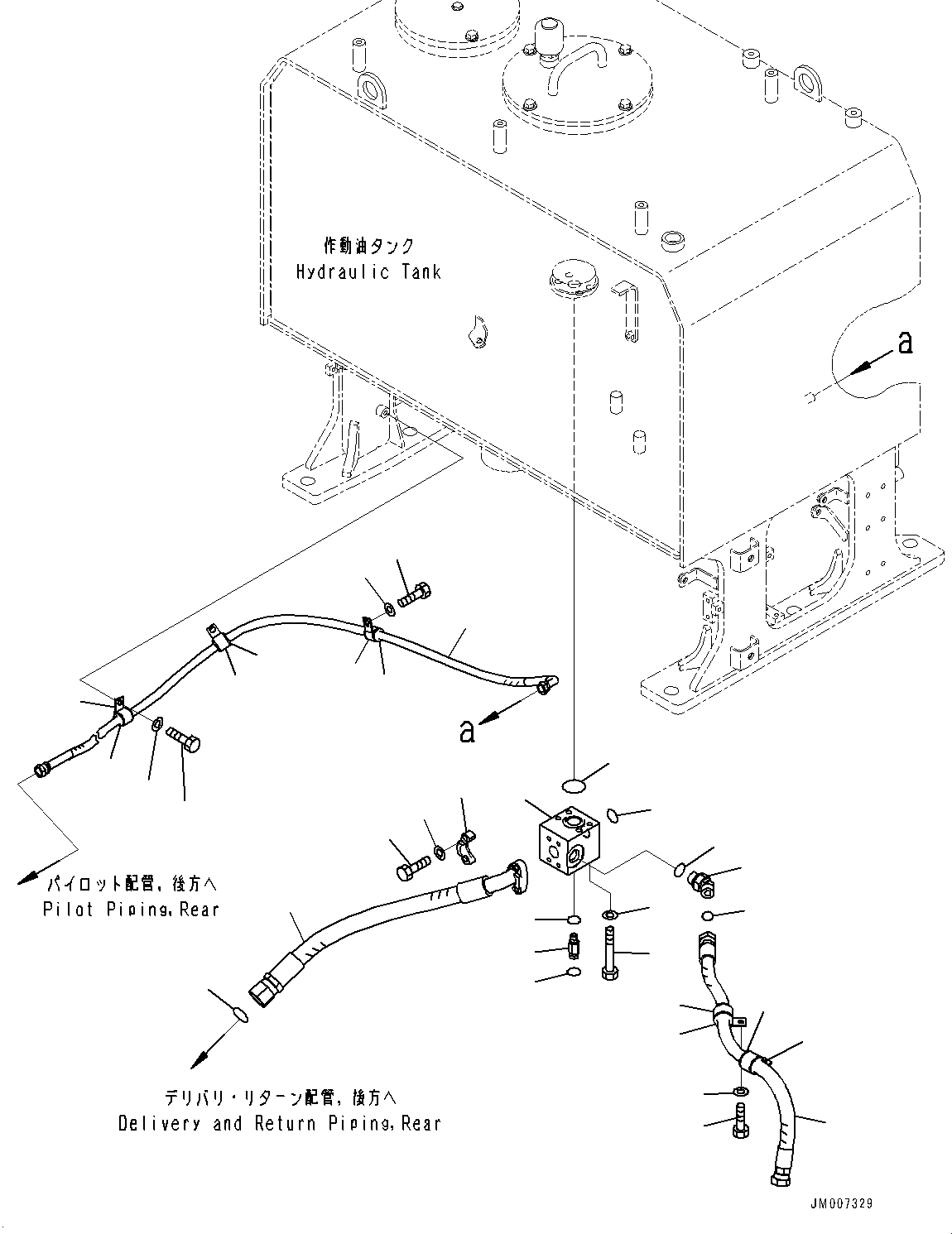 Шланг 425-62-52411 KOMATSU