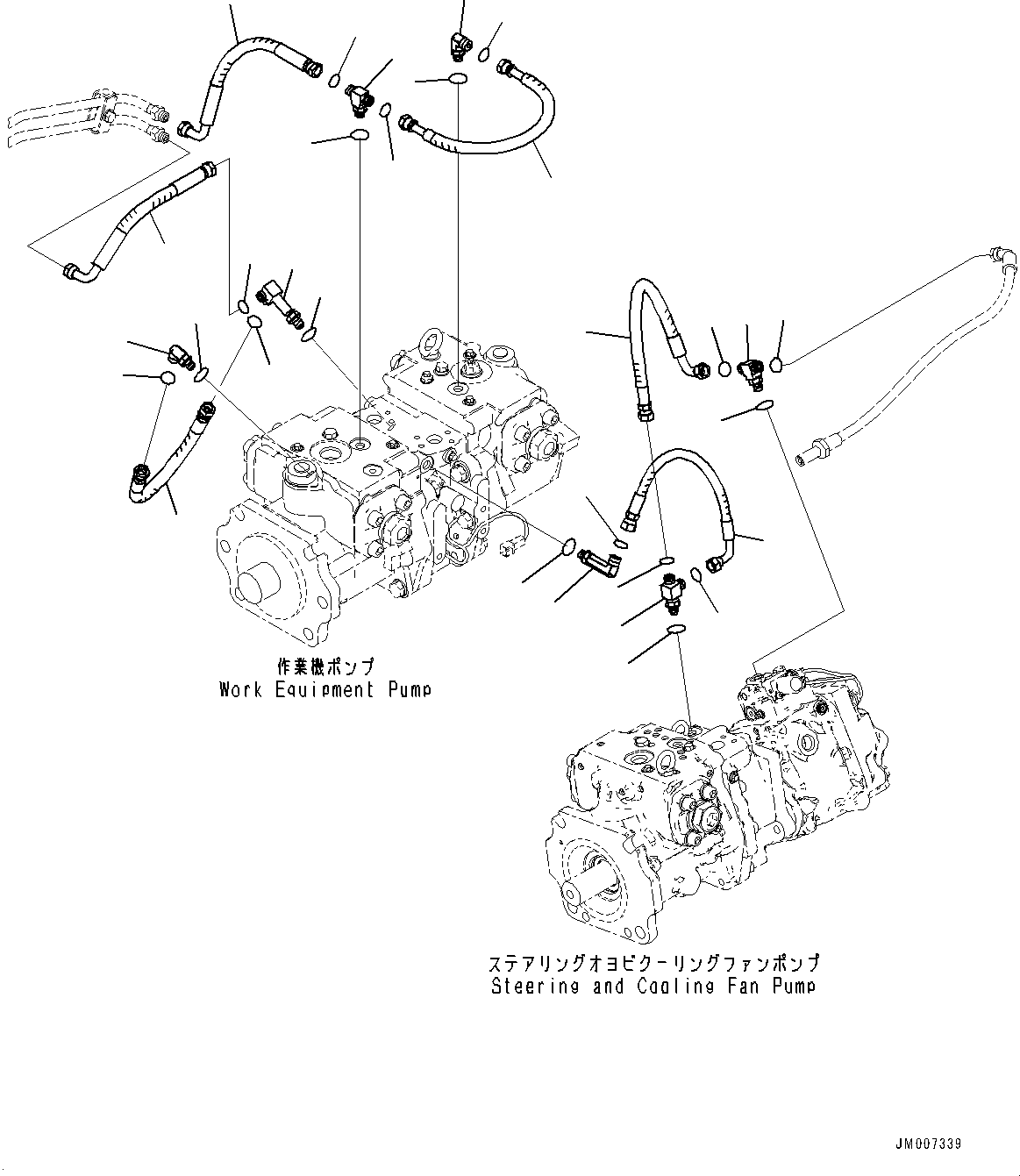Шланг с торцевым уплотнением 02778-00303 KOMATSU