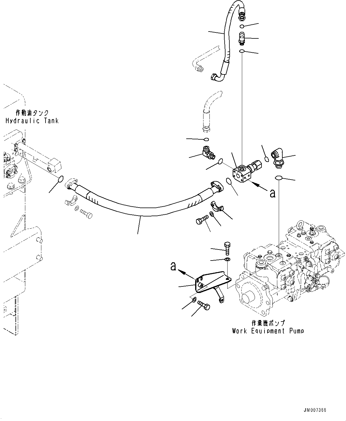 Трубка 426-62-64430 KOMATSU