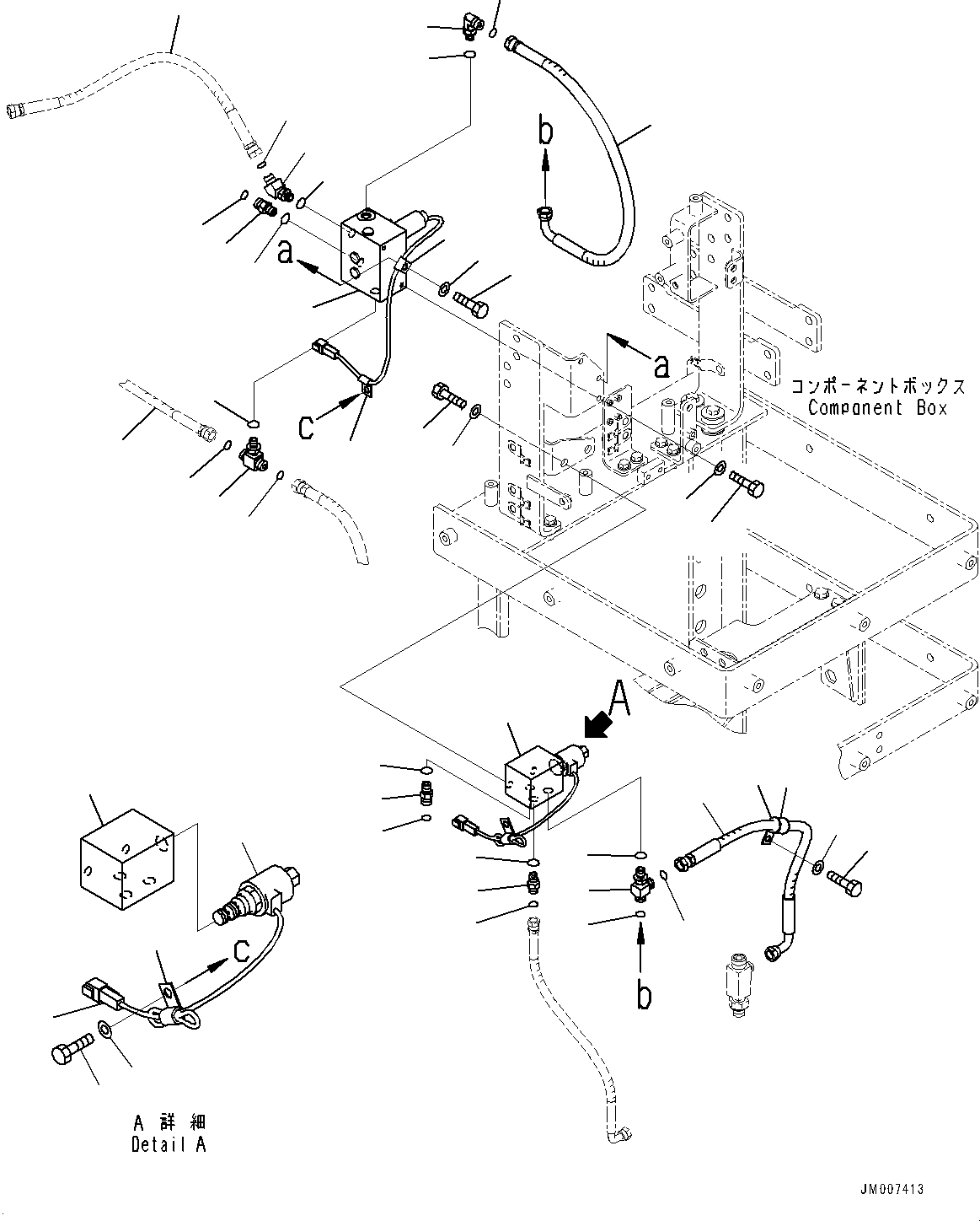 Шланг с торцевым уплотнением 02754-00307 KOMATSU