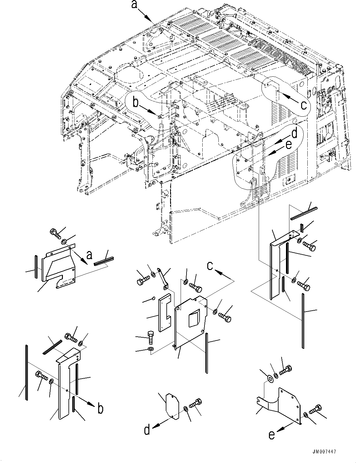 Уплотнение 22M-54-31480 KOMATSU