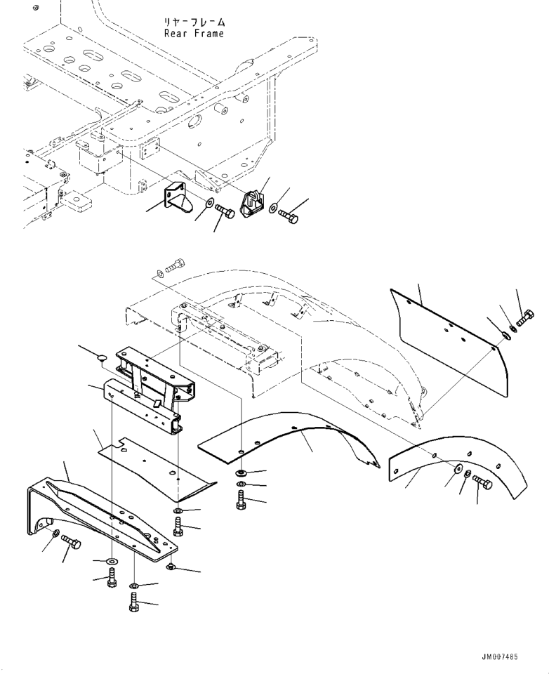 Лист 425-54-52691 KOMATSU