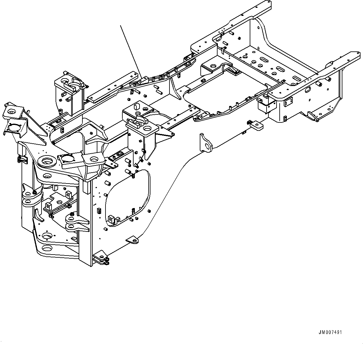Рама 425-S05-6580 KOMATSU