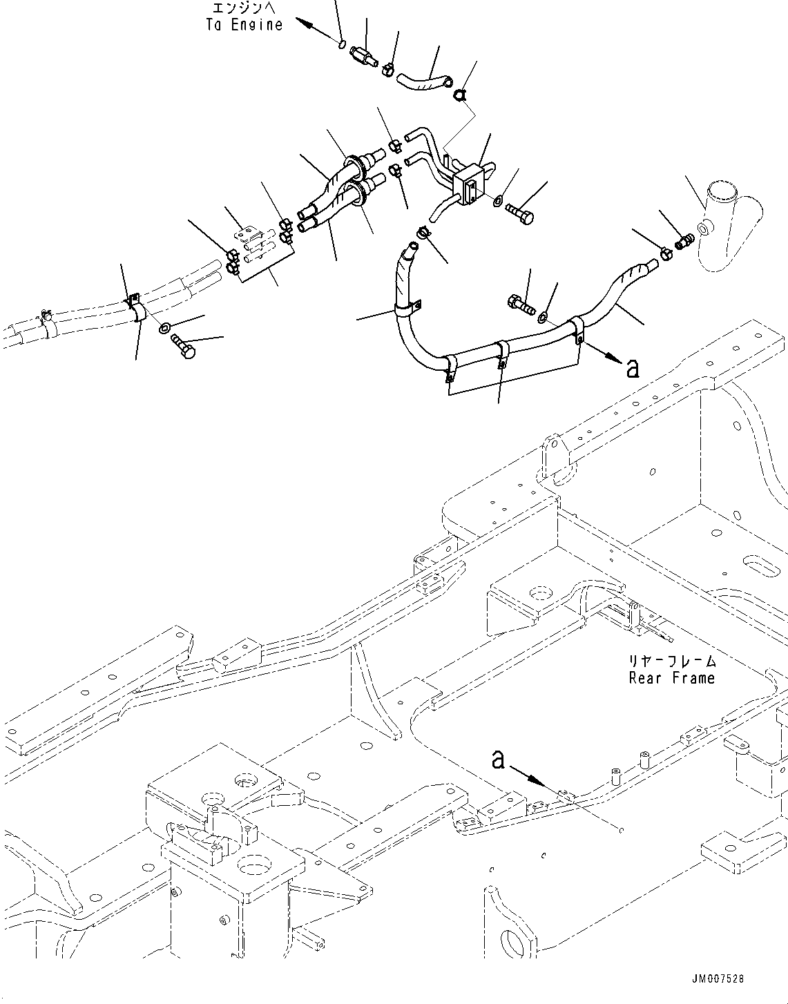 Шланг 425-S62-5231 KOMATSU