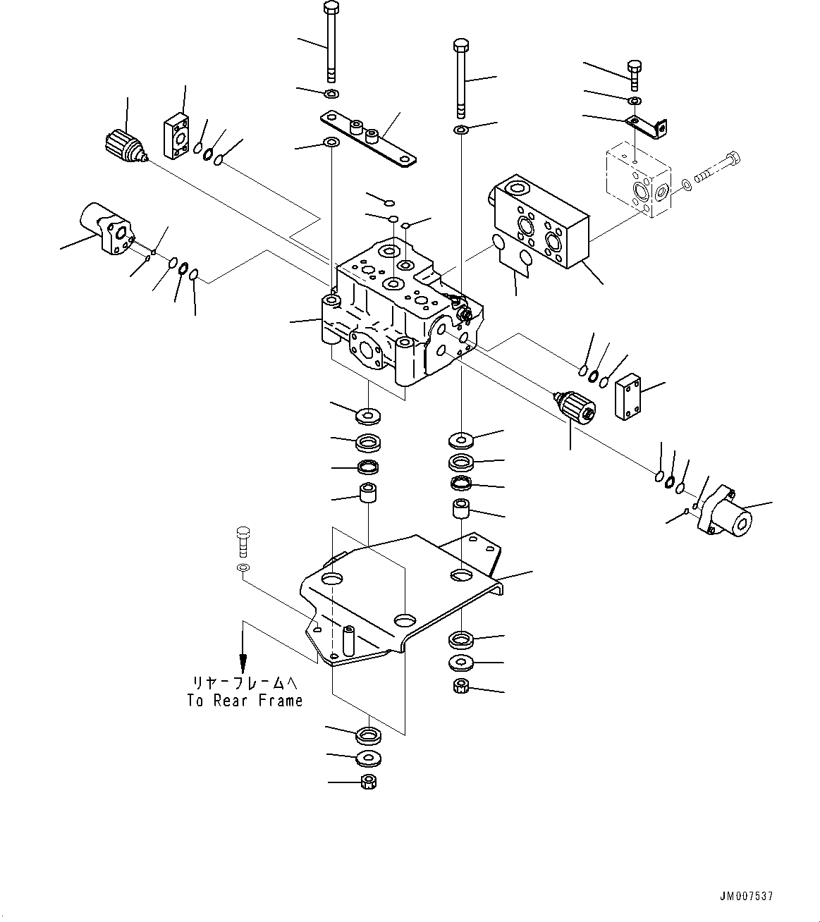 Клапан управления в сборе 426-64-65121 KOMATSU
