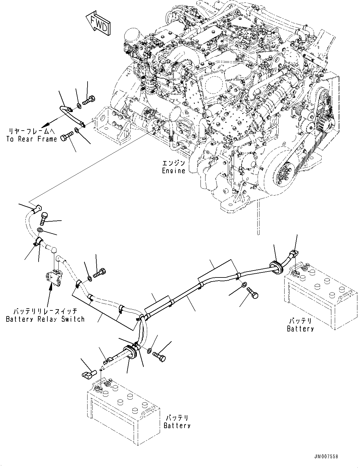 Кабель 425-06-H2280 KOMATSU