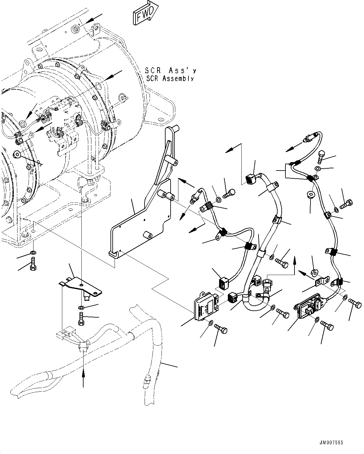 Жгут проводов (425-06-52141) KOMATSU