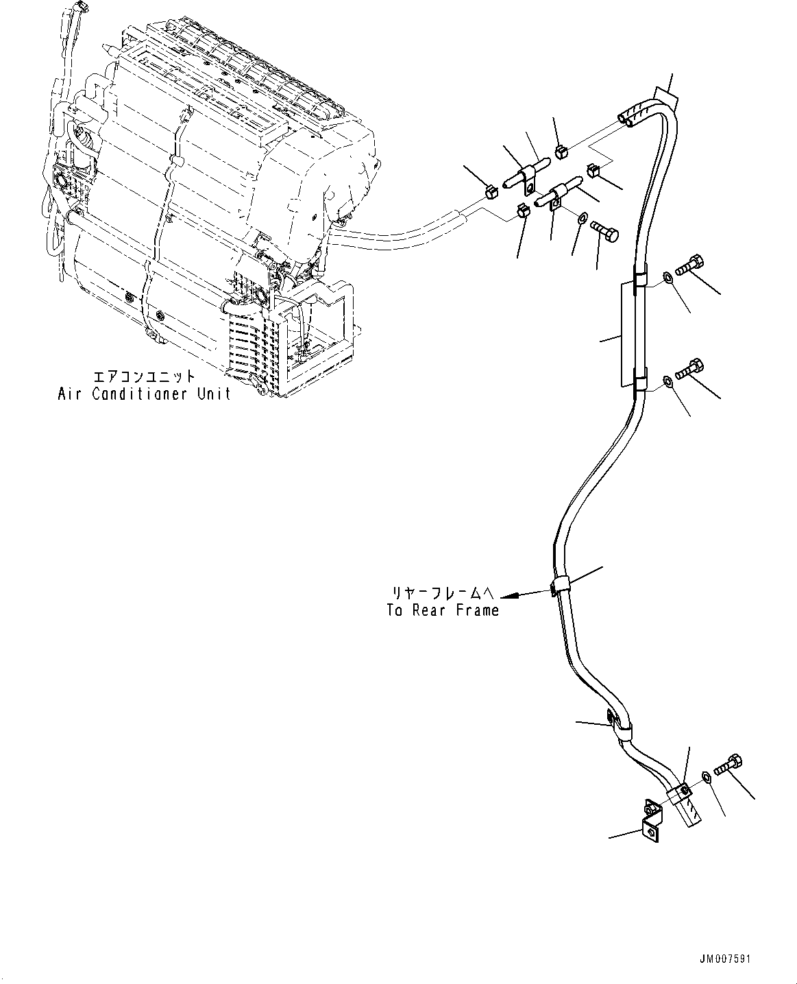 Шланг 425-07-52361 KOMATSU