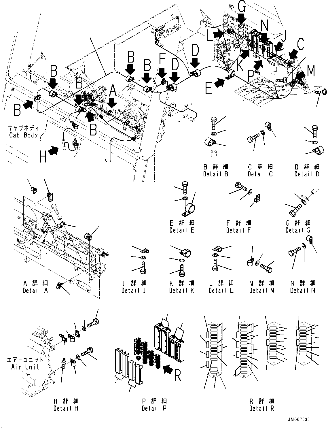 Жгут проводов 561-95-82613 KOMATSU