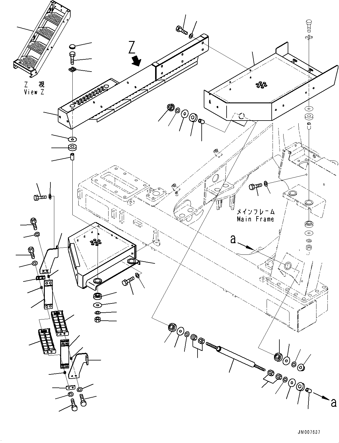 Подножка 569-89-88810 KOMATSU
