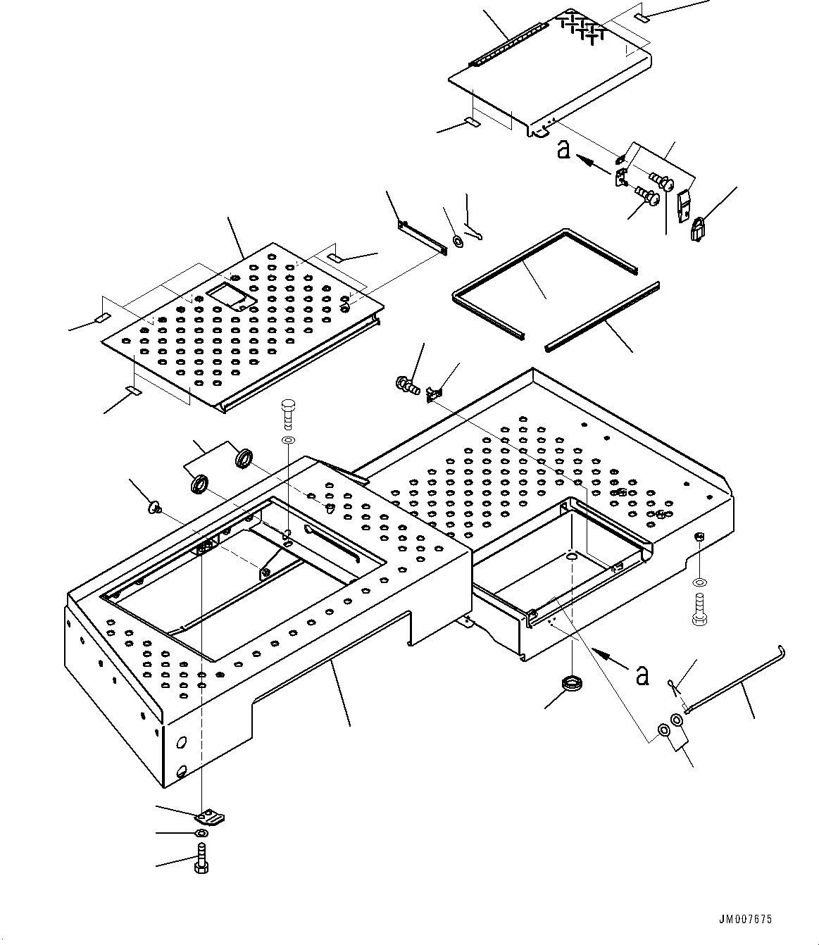 Floor, R.H. 426-54-35660 KOMATSU