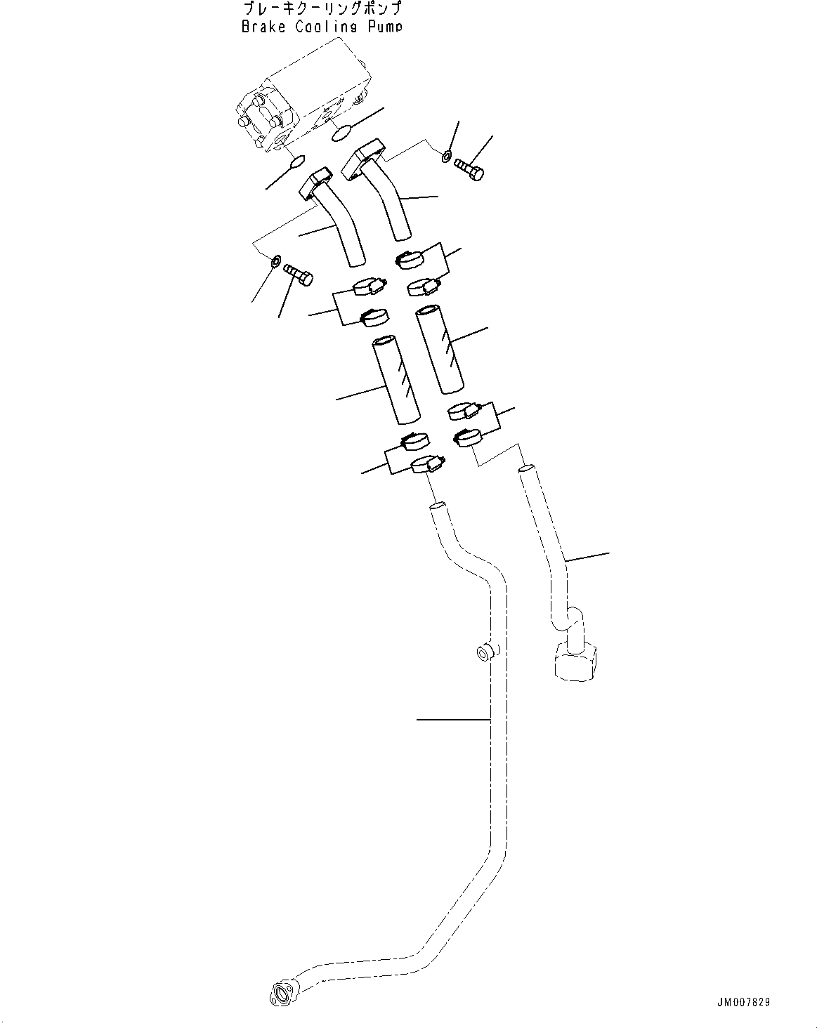 Tube(Brake Piping,Suction Piping) (426-43-67760) KOMATSU