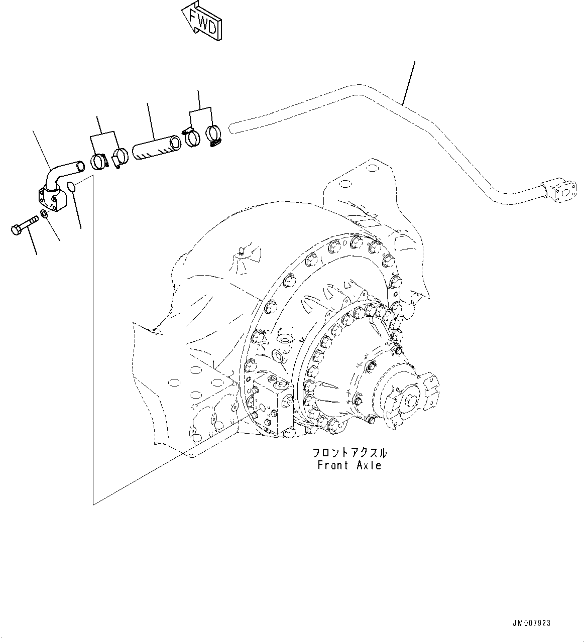 Трубка 426-43-67920 KOMATSU