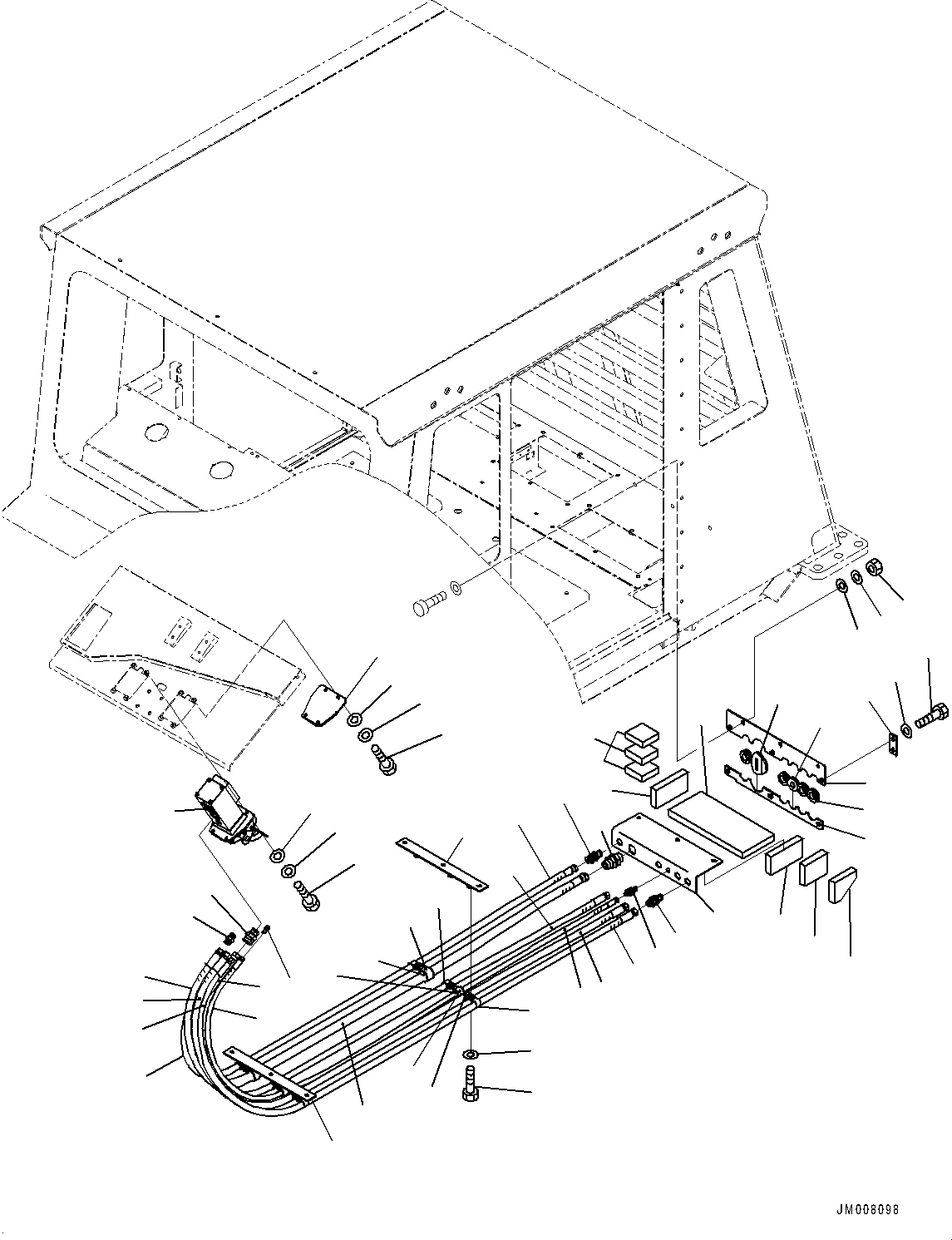 Valve Assembly, Brake AHPC2029 KOMATSU