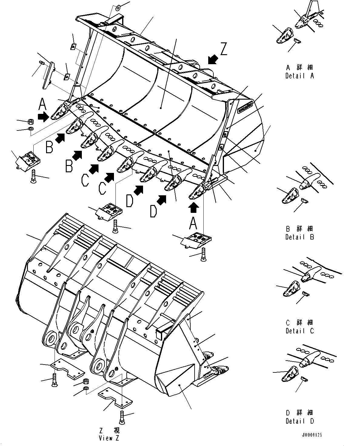 Bucket Assembly 426-818-6501 KOMATSU
