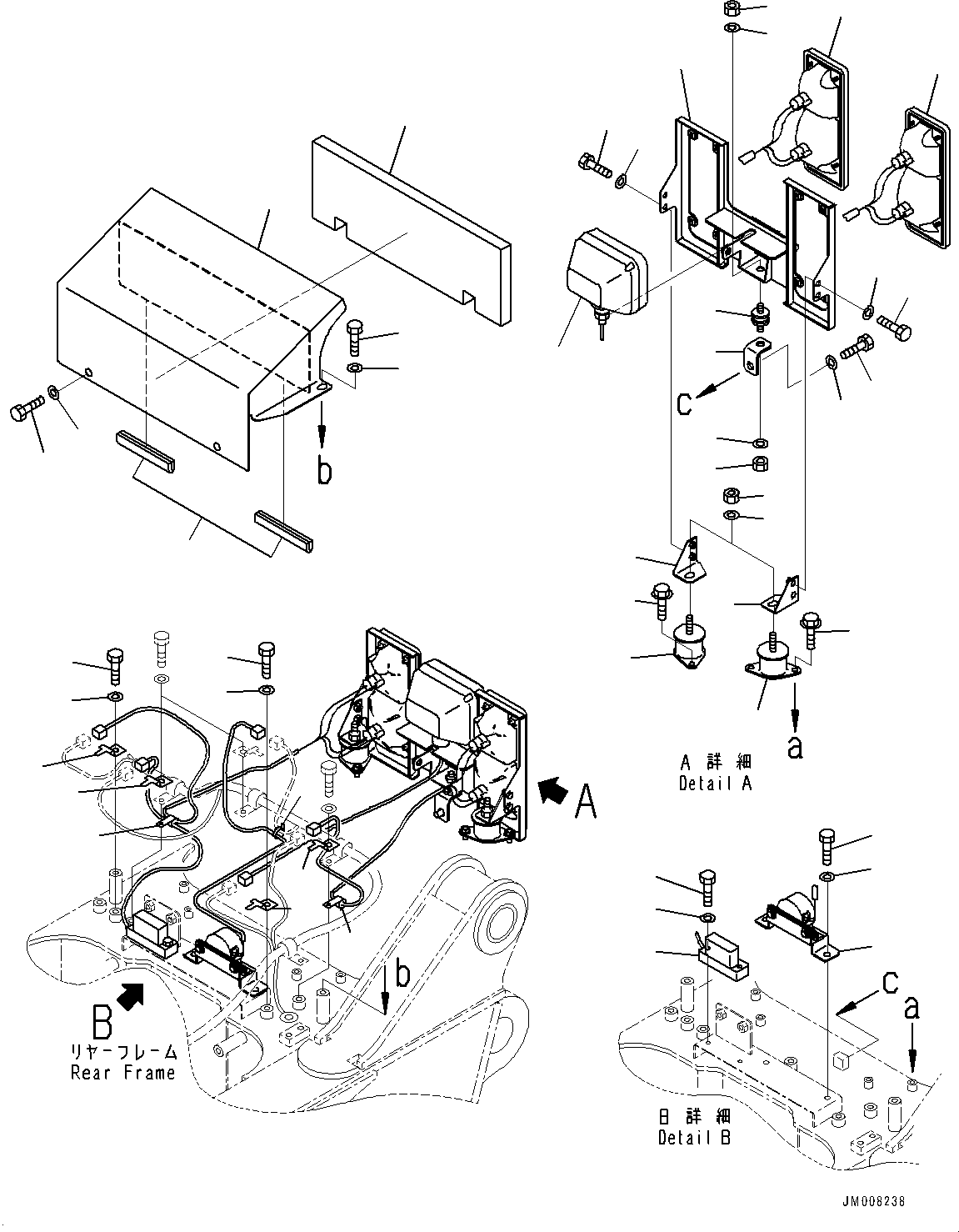 Кронштейн 56D-86-25311 KOMATSU