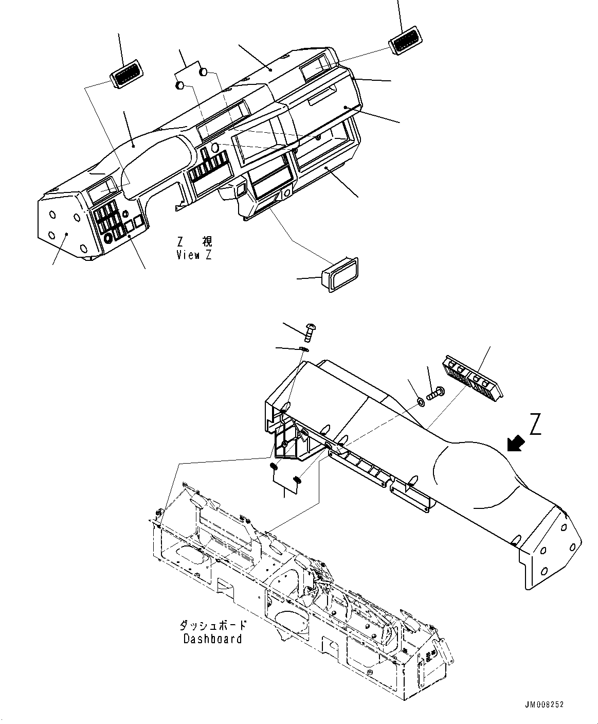 Крышка в сборе 56D-54-25700 KOMATSU