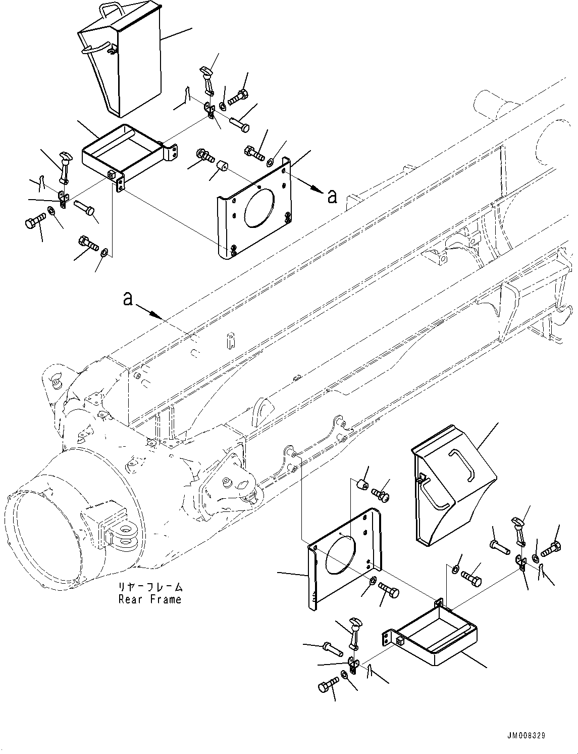 Stopper, Tire 56B-86-52290 KOMATSU
