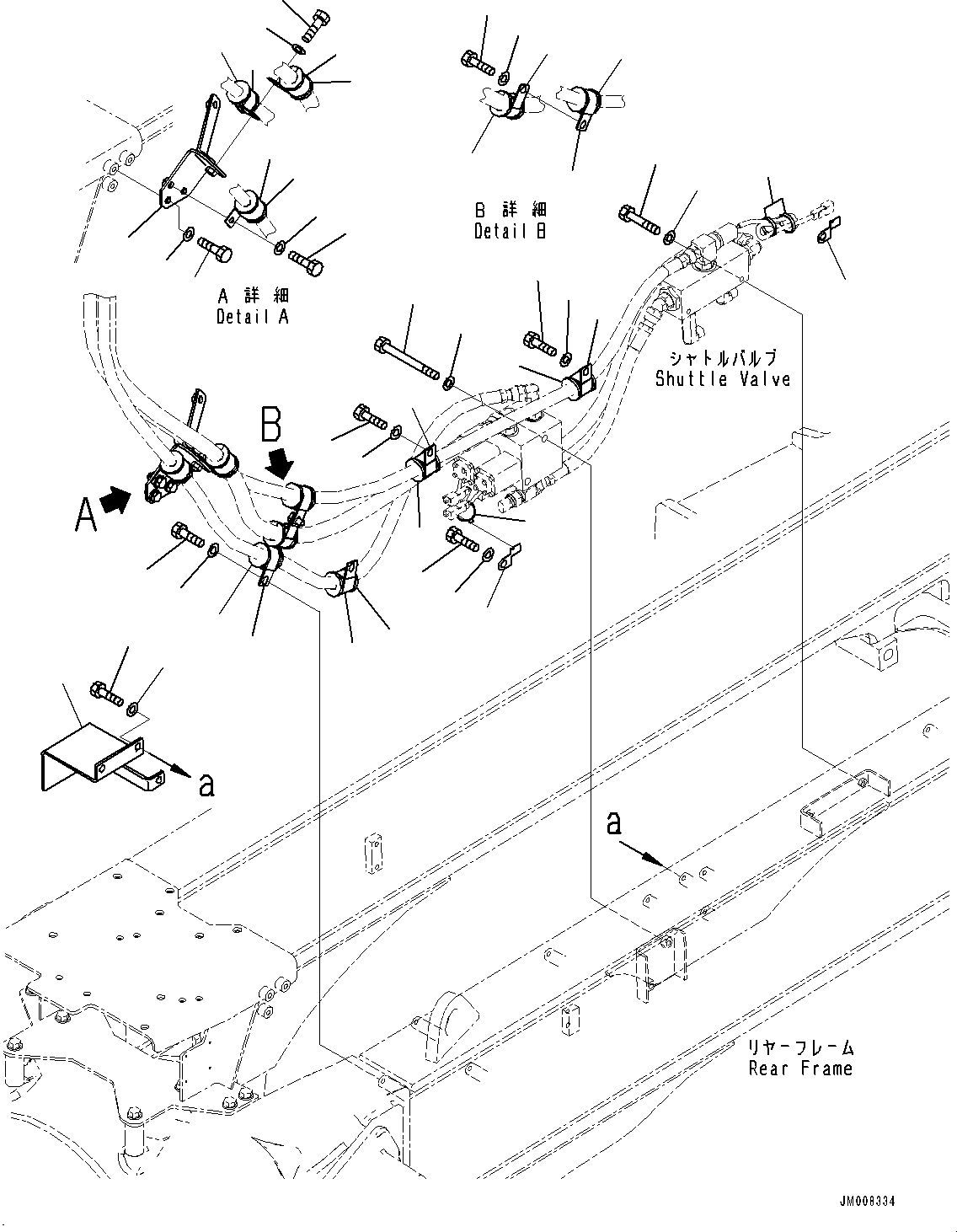 Кронштейн 56D-06-31250 KOMATSU