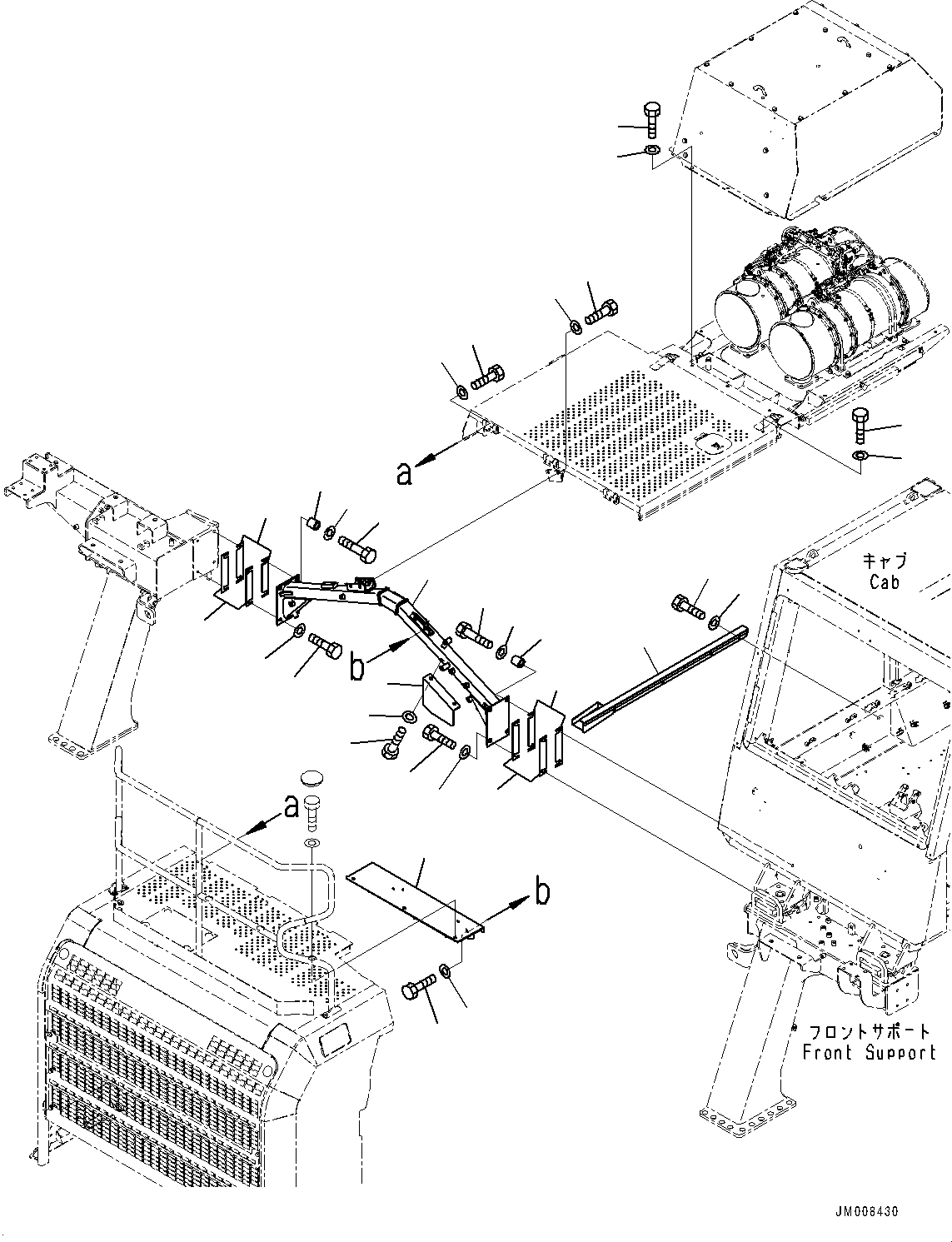 Распорка 569-54-8L331 KOMATSU