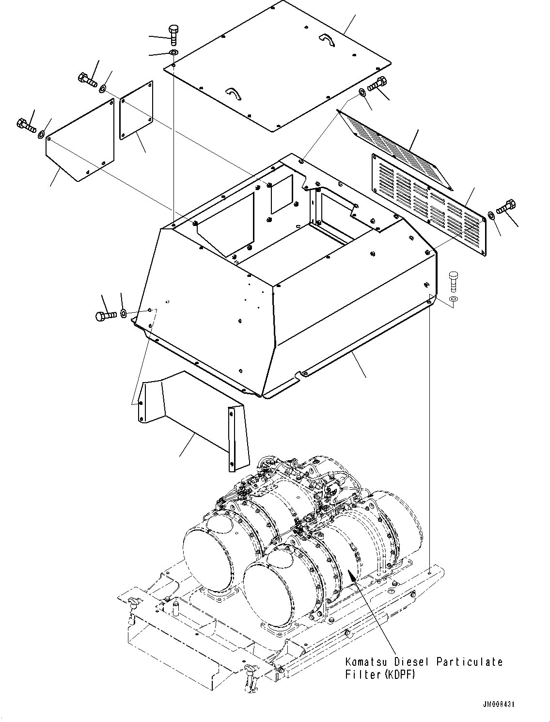 Пластина 569-54-8M892 KOMATSU