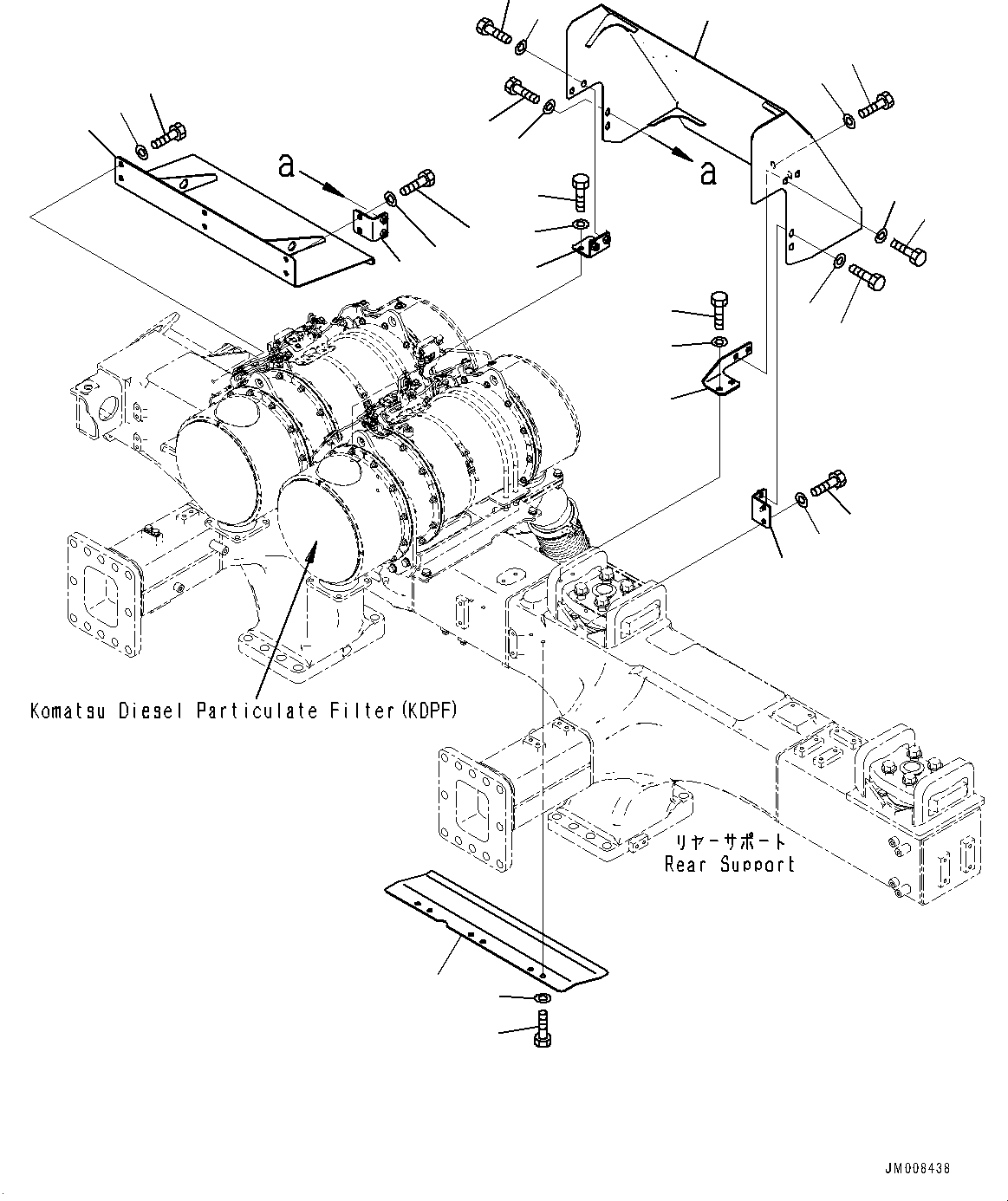 Крышка 569-02-8L412 KOMATSU