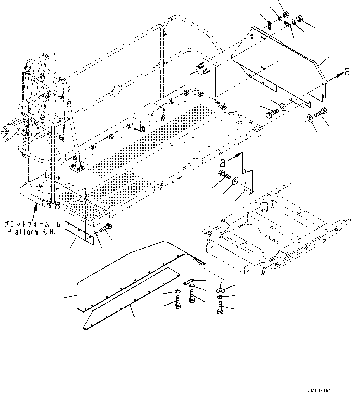 Ограждение 569-54-8M592 KOMATSU