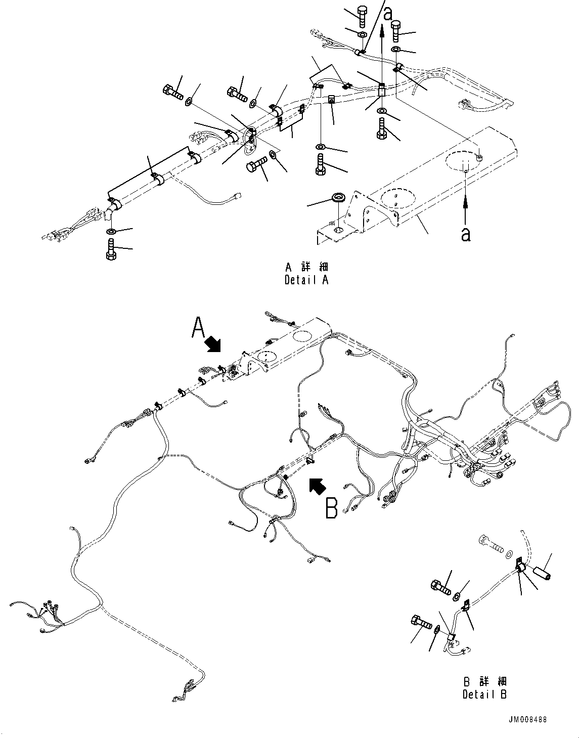 Bracket(Platform Group,Air Intake Piping) (569-02-8L261) KOMATSU