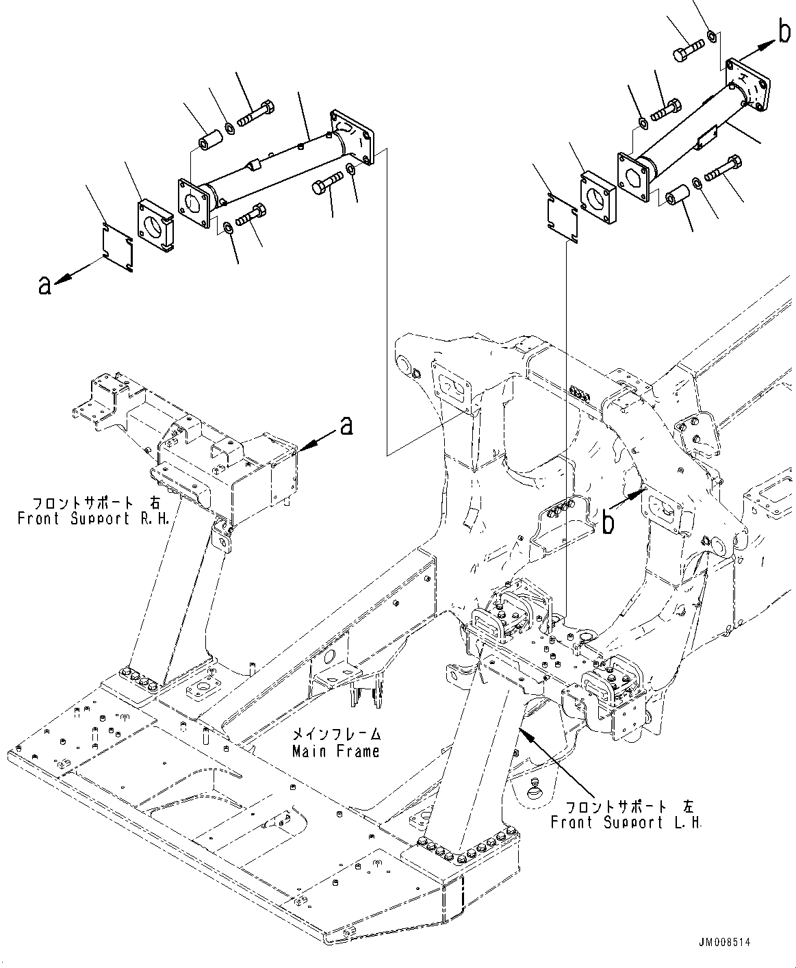 Stay, R.H. 569-89-8M640 KOMATSU