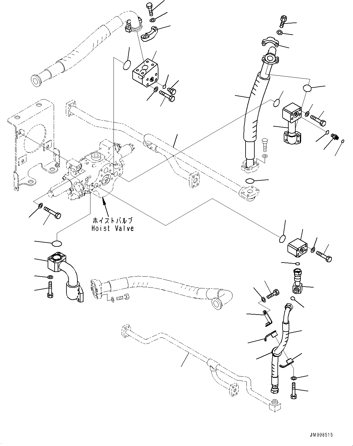 Шланг фланцевого типа 07088-41207 KOMATSU