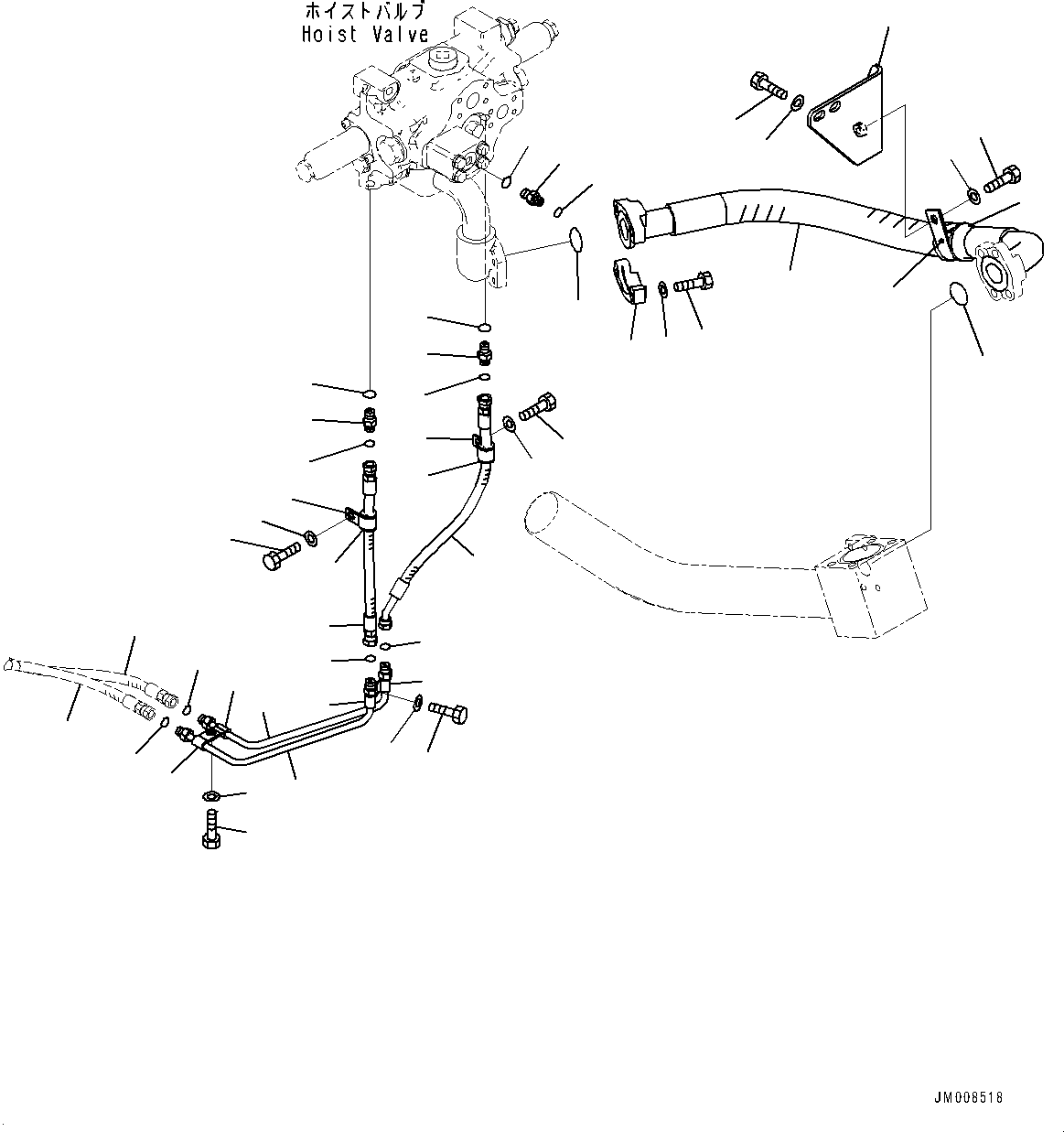 Шланг с торцевым уплотнением 02767-002A4 KOMATSU