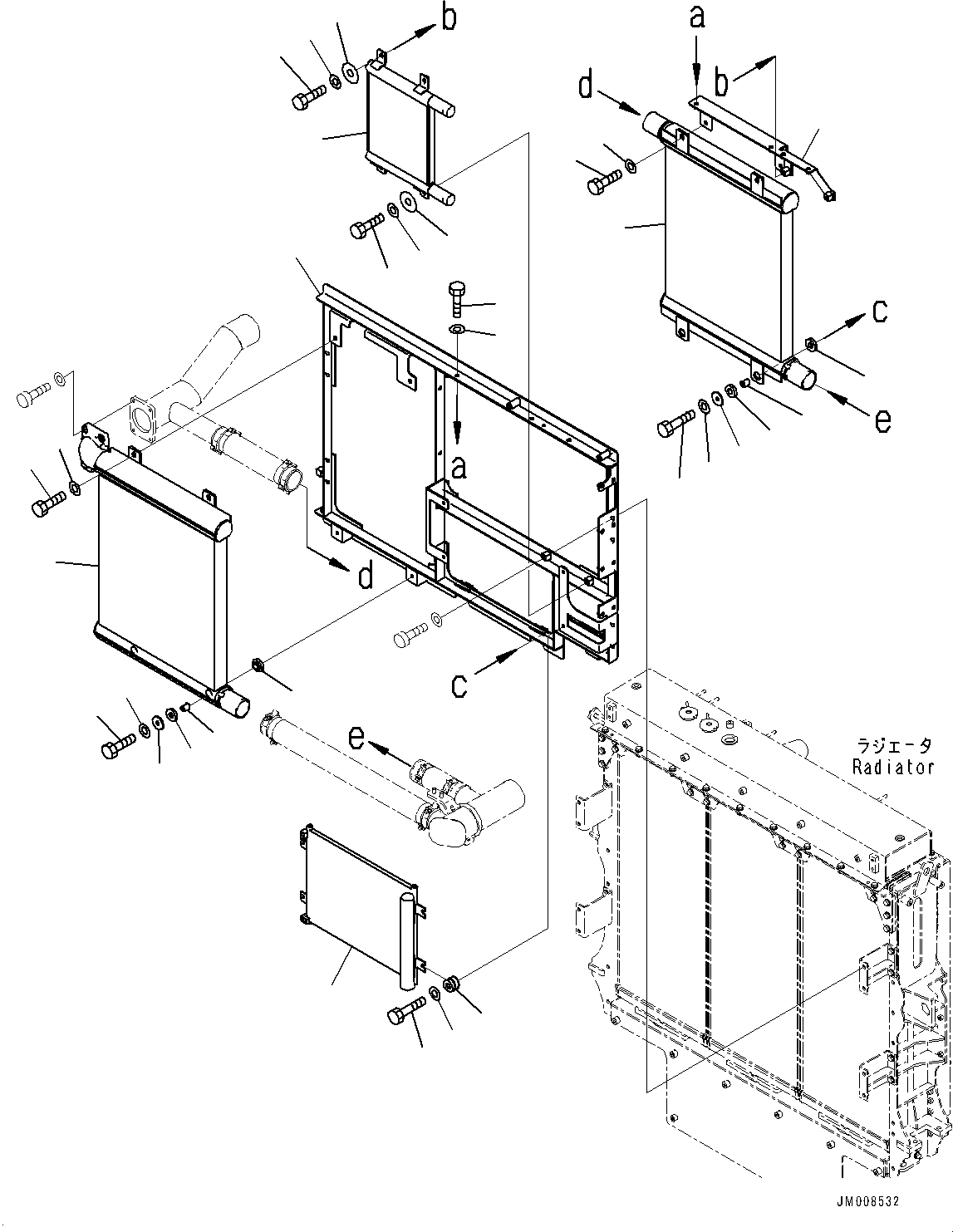 Кронштейн 569-03-8M340 KOMATSU