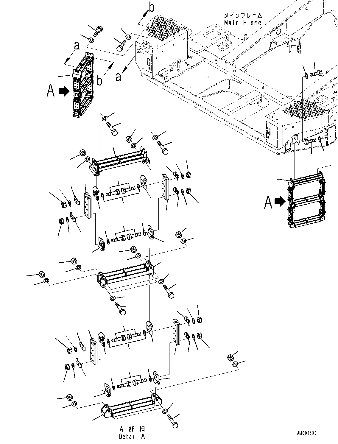 Резиновый элемент 569-54-8P750 KOMATSU