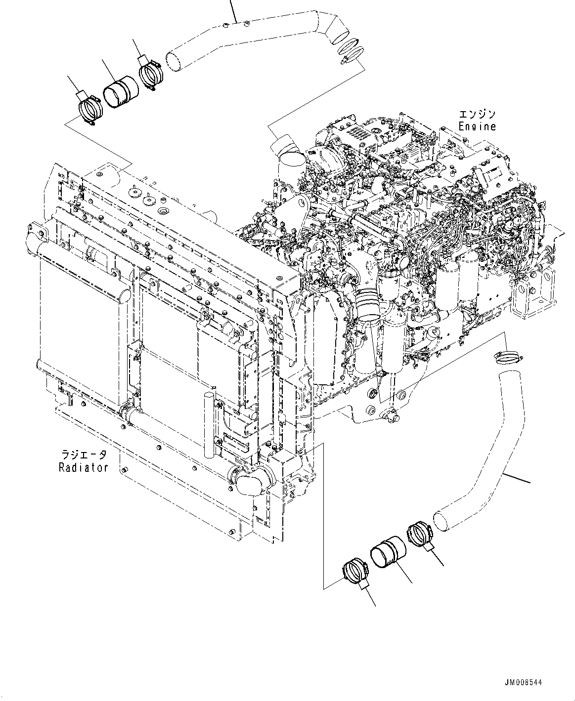 Tube(Air Intake Piping) (569-02-8L471) KOMATSU