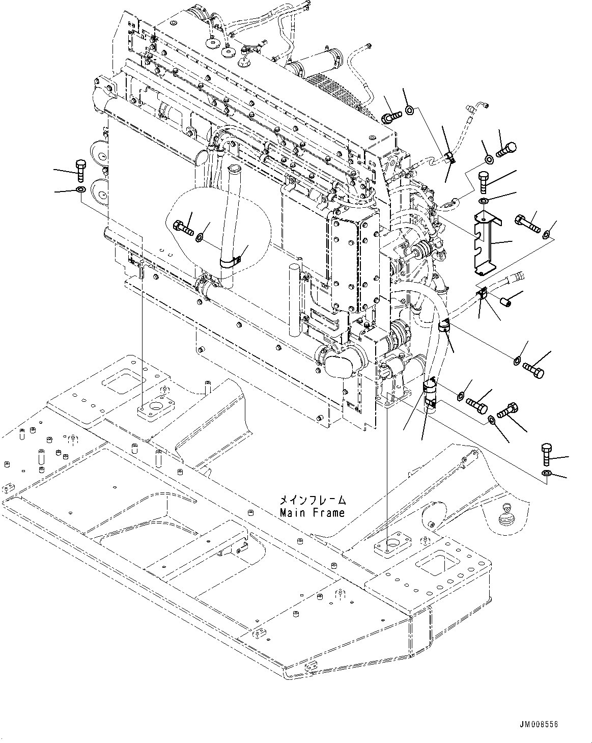 Крышка 569-03-8L950 KOMATSU