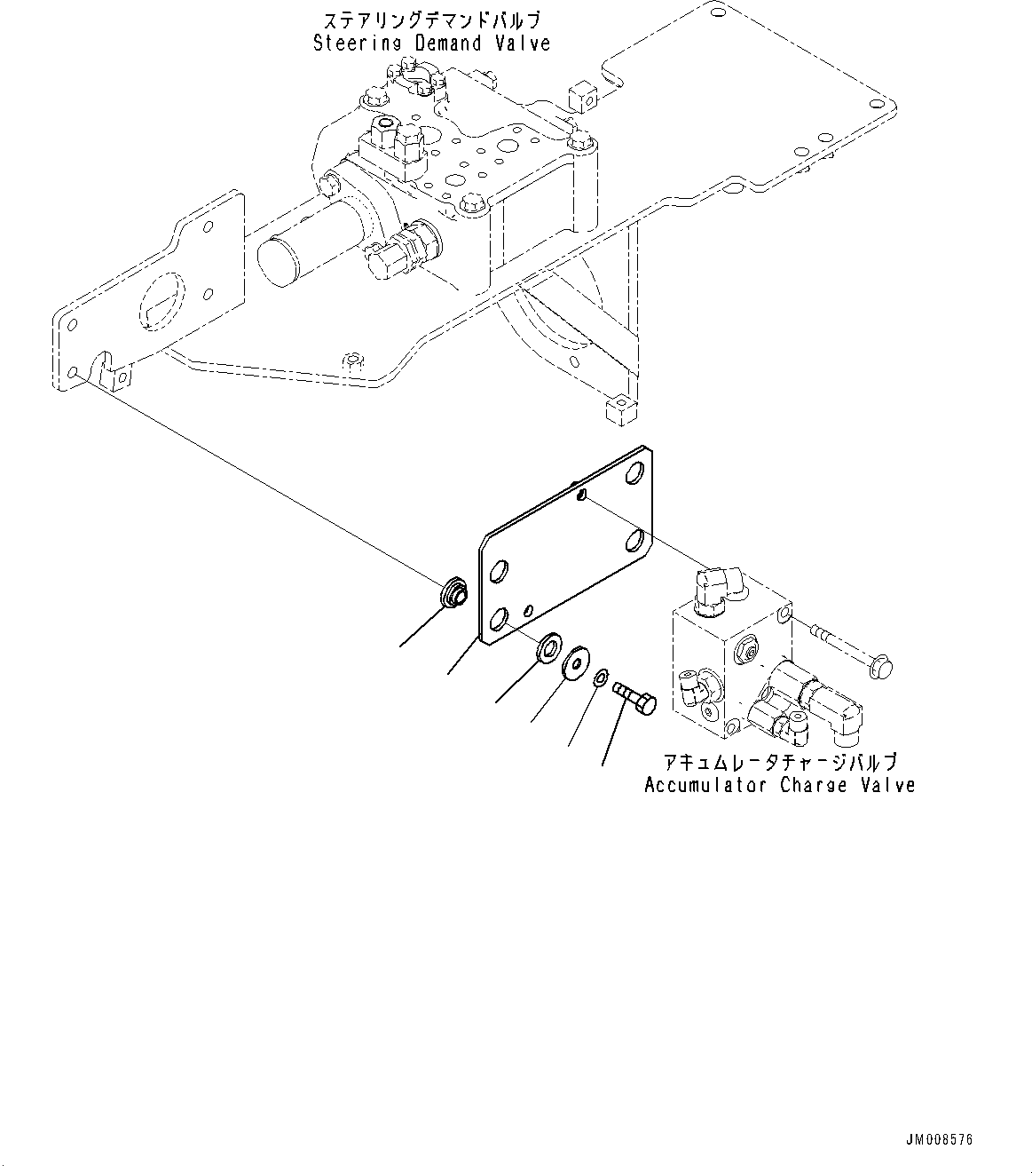 Пластина 569-43-8A520 KOMATSU